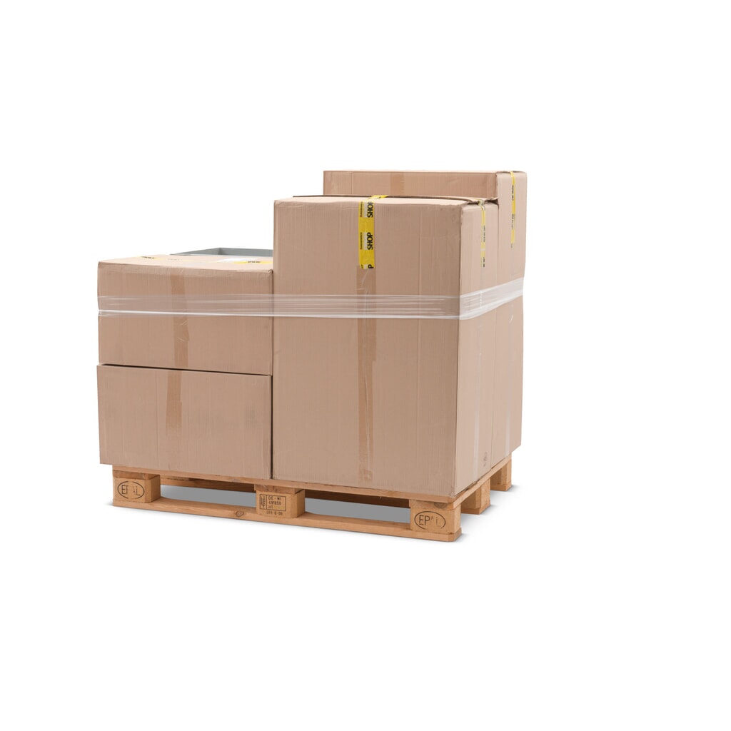 Banda extensible para palets de PE, L x An 1.200 x 100 mm Imagen del producto: Banda extensible para palets de PE, L x An 1.200 x 100 mm