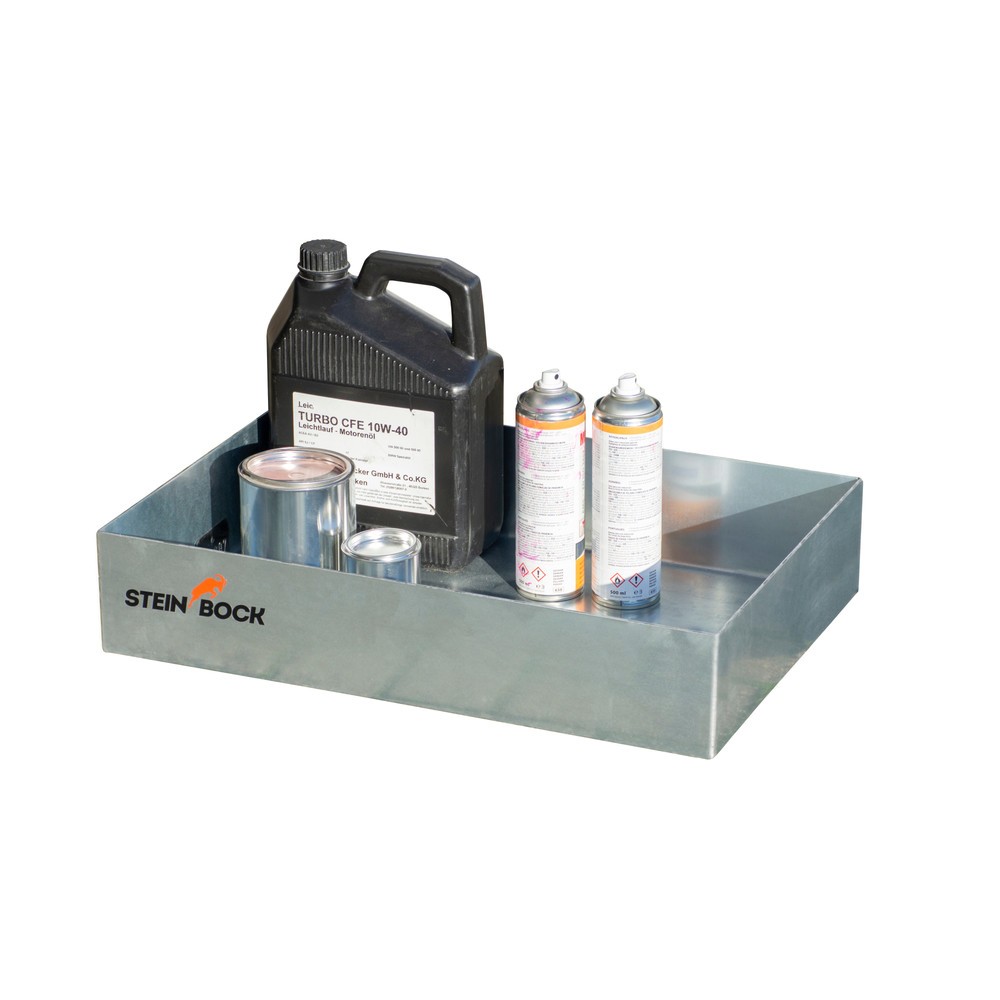 Bandeja de envases pequeños para palets Steinbock®, de acero, galvanizado