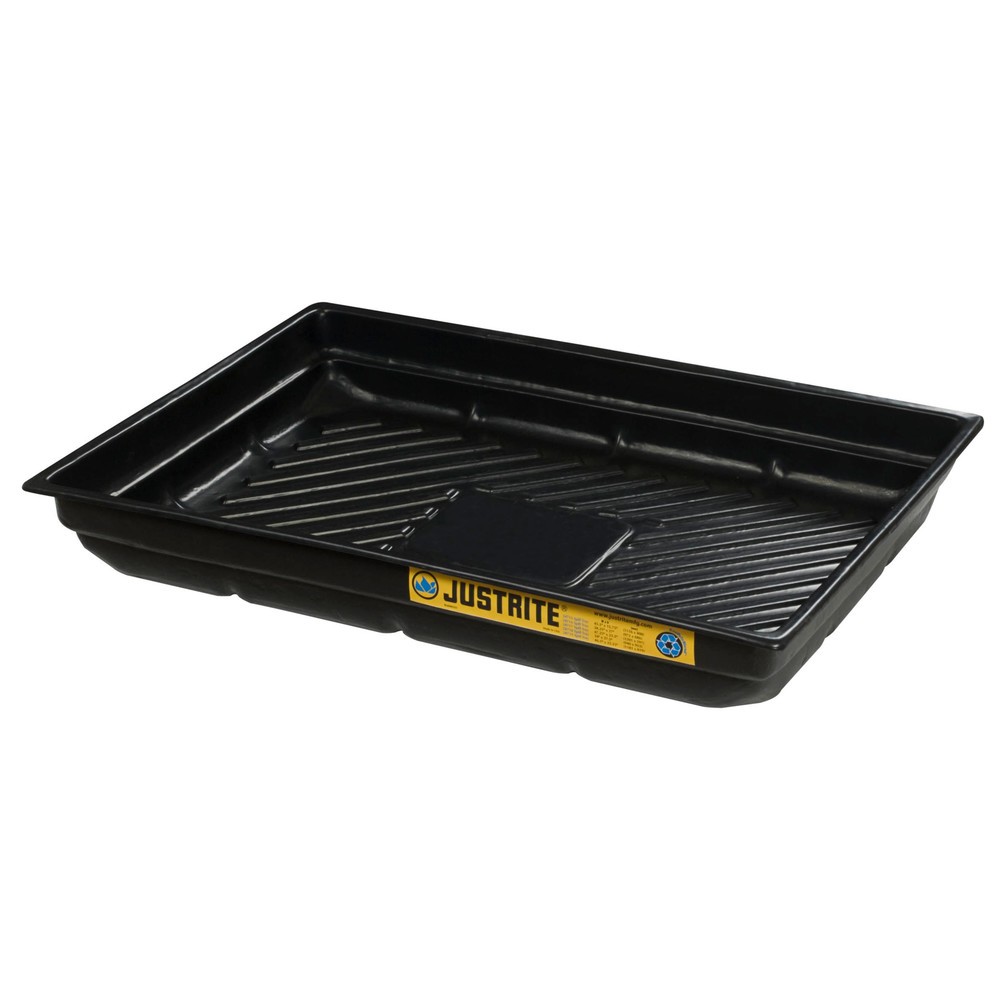 Número de imagen del producto 1: Justrite - Bandeja colectora (tamaño interior: 121 x 58 cm, capacidad: 75 litros)