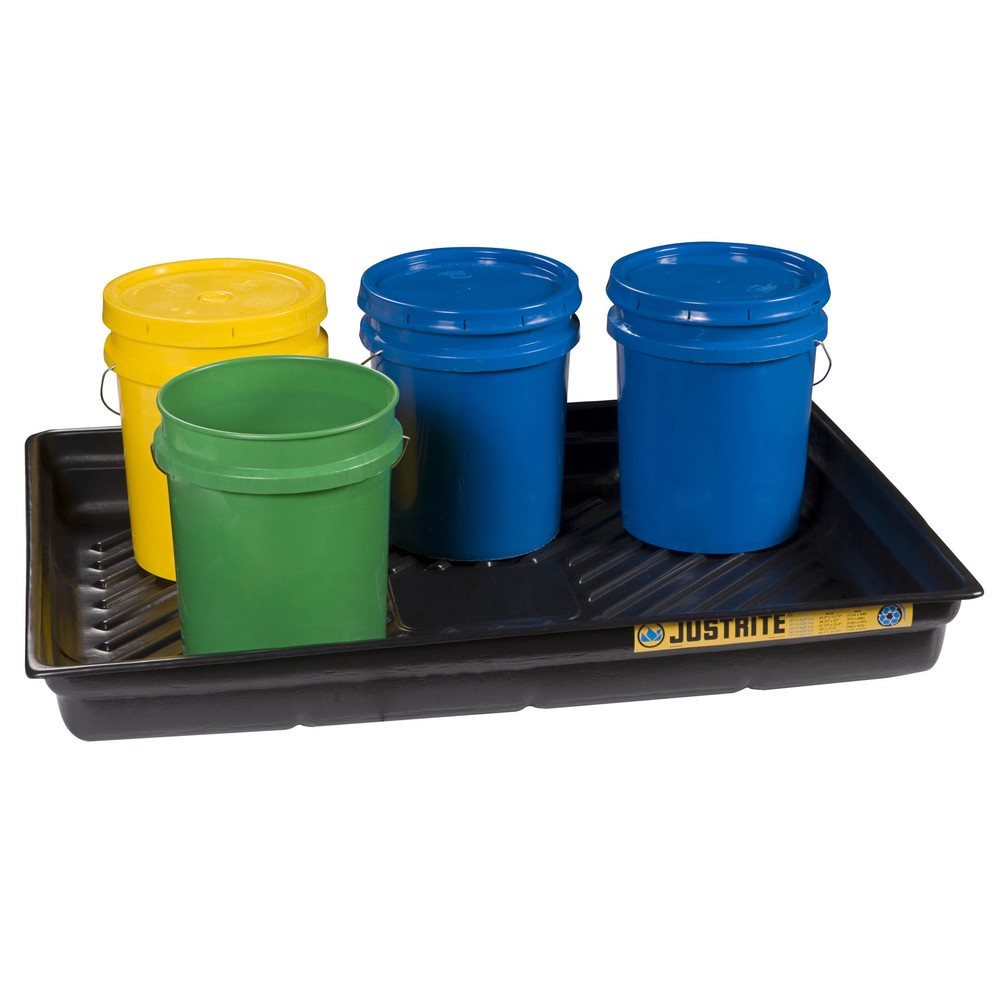 Número de imagen del producto 2: Justrite - Bandeja de goteo interior (119 x 83 mm, capacidad: 109 litros)