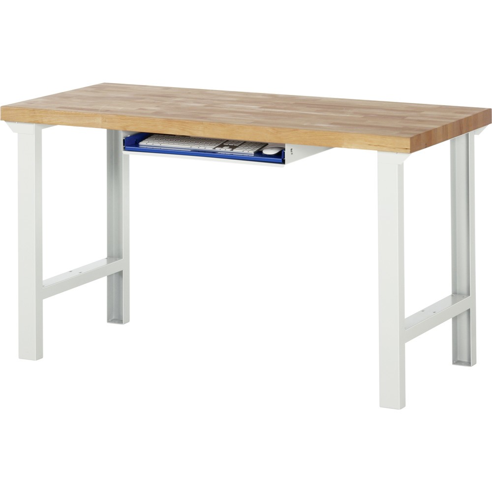Número de imagen del producto 4: Bandeja extraíble para el teclado RAU para banco de trabajo serie 7000/8000, H x A x F 85 x 640 x 485 mm