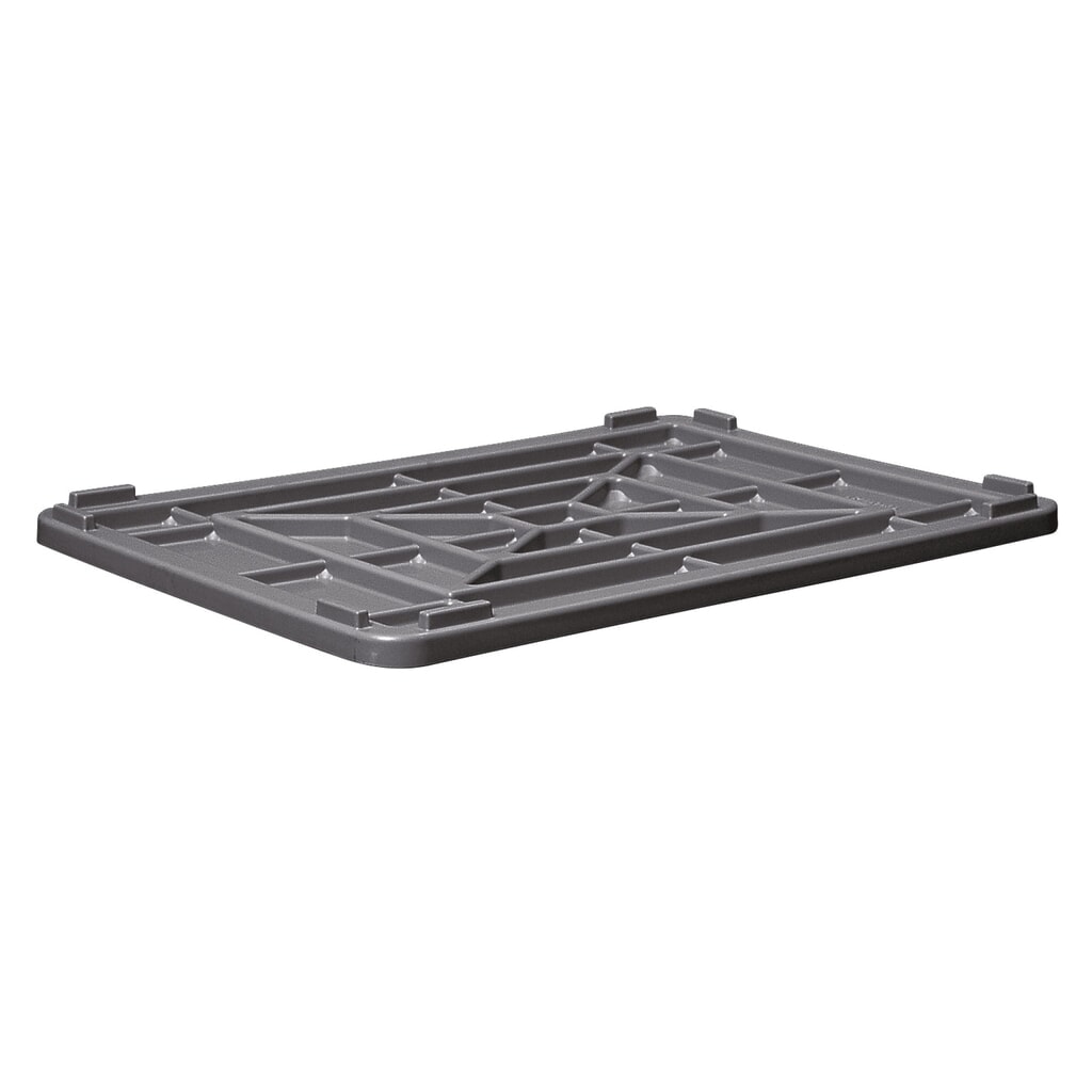 Bandeja invertida para gran contenedor de polietileno, Anchura x Profundidad 1.030 x 630 mm Imagen del producto: Bandeja invertida para gran contenedor de polietileno, Anchura x Profundidad 1.030 x 630 mm