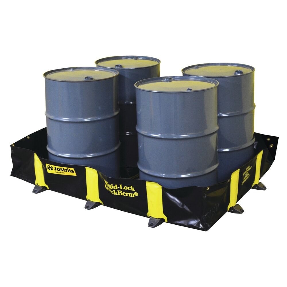 Número de imagen del producto 2: Justrite QuickBerm® Bandeja plegable, capacidad 662 litros