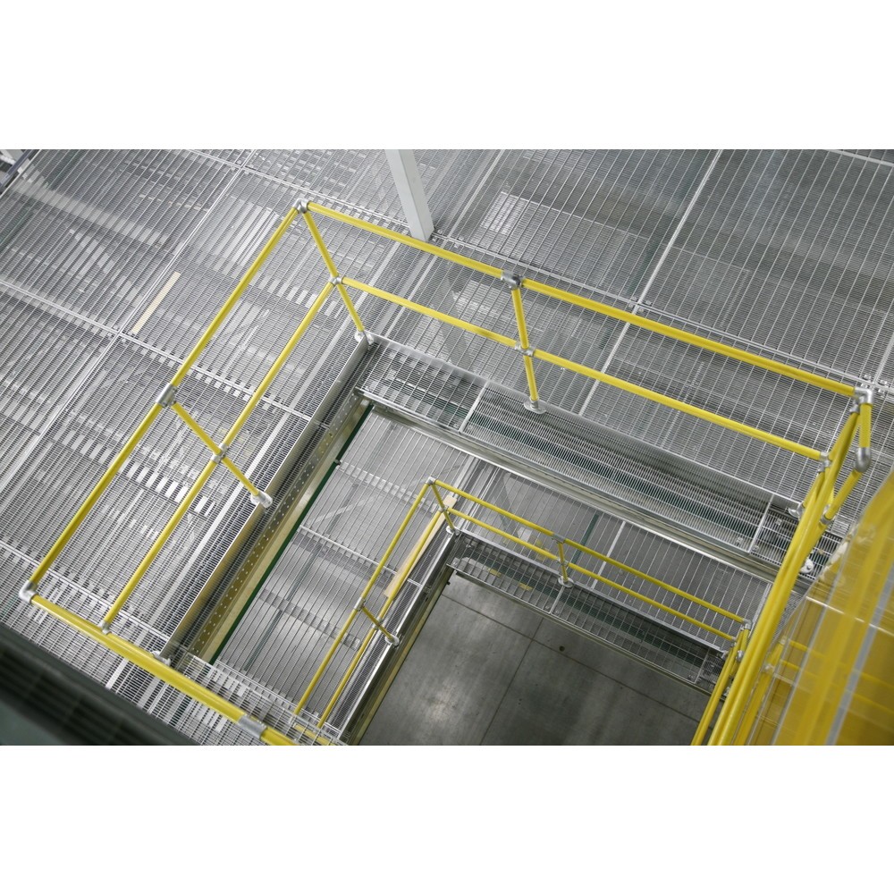 Número de imagen del producto 2: Rieles de seguridad rectos KwikKit®, 3000 mm de longitud, galvanizados