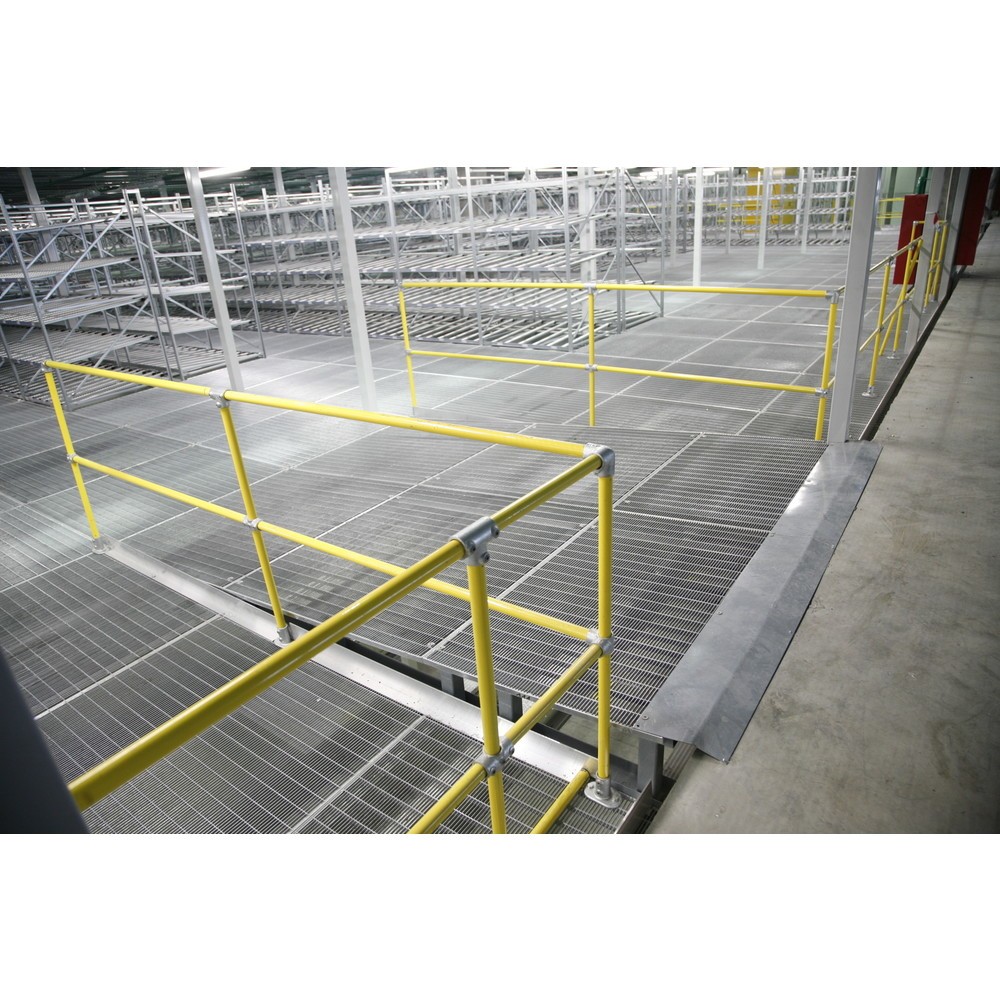 Número de imagen del producto 3: Rieles de seguridad rectos KwikKit®, 3000 mm de longitud, galvanizados