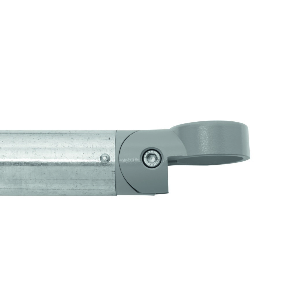 Número de imagen del producto 4: Barandilla del sistema MORION, tubo transversal, Ø 60 mm, longitud 1.500 mm, paso 1.670 mm, galvanizado en caliente