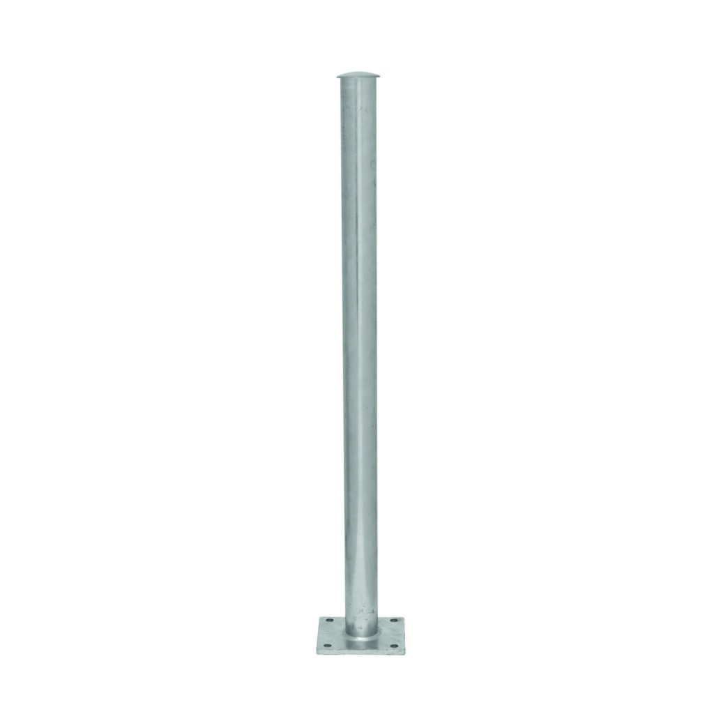 Barandillas del sistema URBAN, tubo basculante, Ø 60 mm, altura por encima del pasillo 1.000 mm, para clavija, galvanizado por inmersión en caliente Número de imagen del producto 1: Barandillas del sistema URBAN, tubo basculante, Ø 60 mm, altura por encima del pasillo 1.000 mm, para clavija, galvanizado por inmersión en caliente