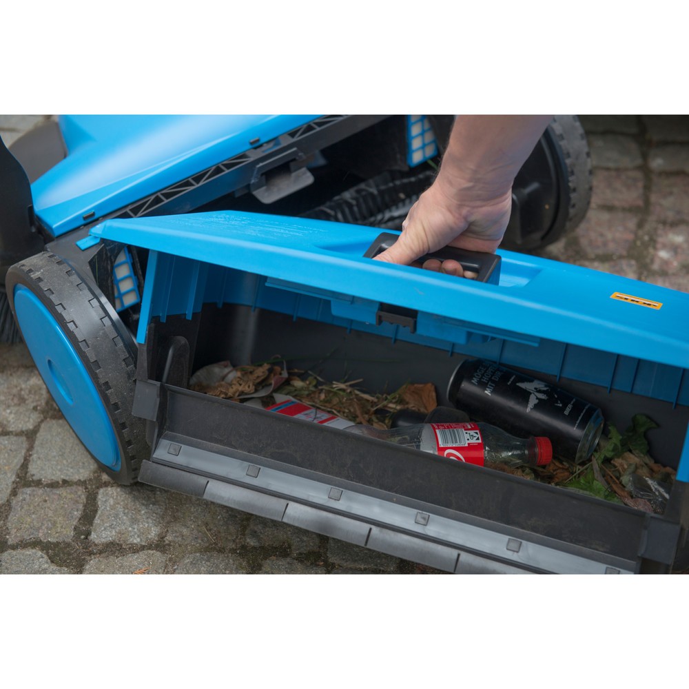 Número de imagen del producto 7: Barredora Steinbock® Turbo Premium, manual, ancho de barrido: 770 mm, RAL 5015 azul celeste