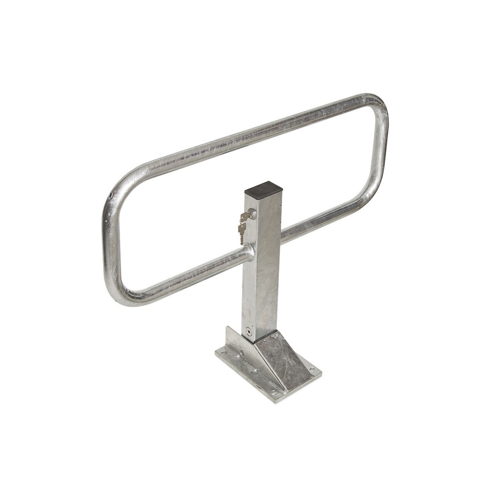 Número de imagen del producto 1: Barrera abatible Plus, sin reflectores, para empotrar en hormigón