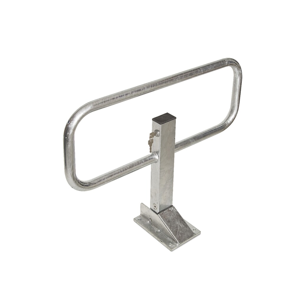 Barrera abatible Plus, sin reflectores, para empotrar en hormigón Número de imagen del producto 1: Barrera abatible Plus, sin reflectores, para empotrar en hormigón