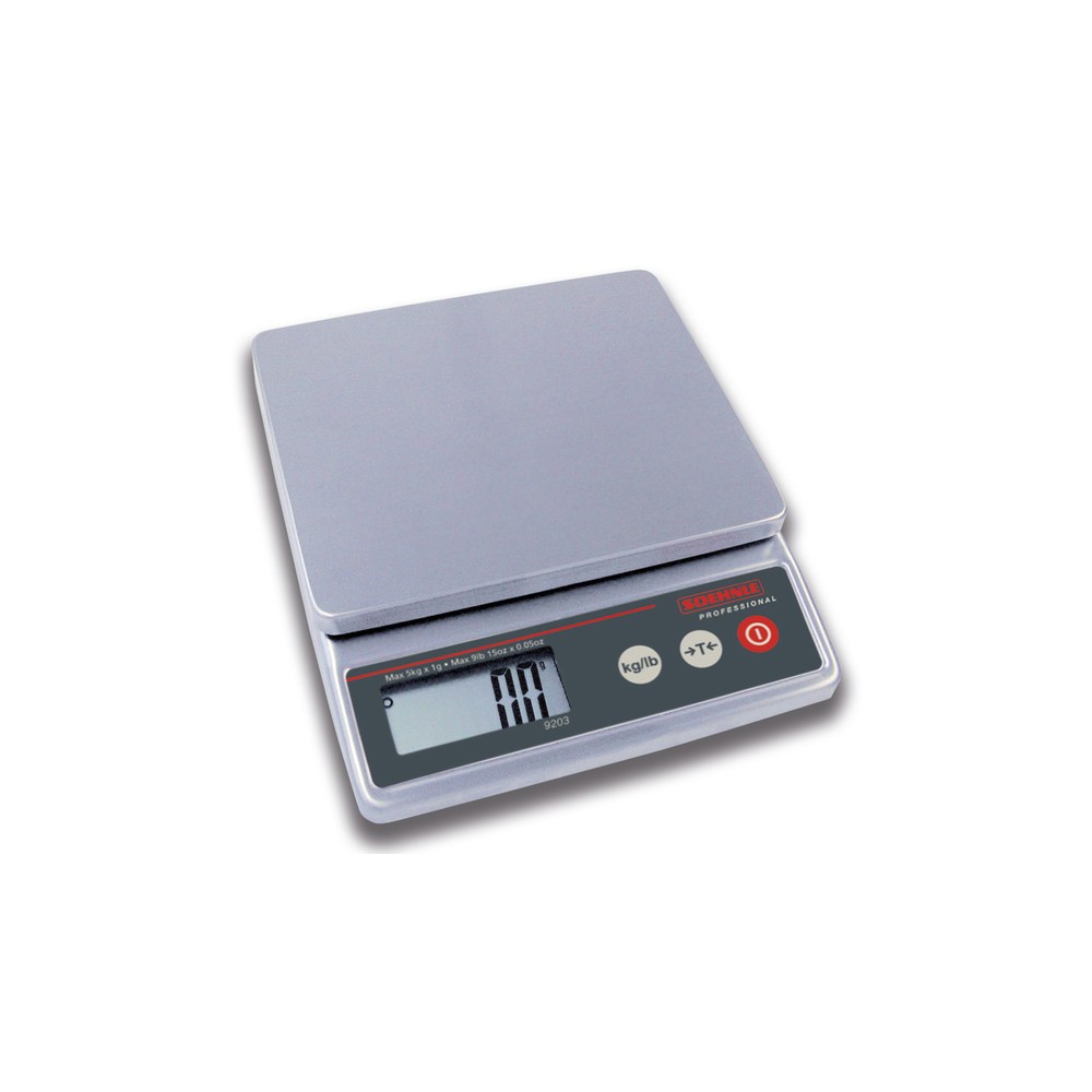 Imagen del producto: Báscula compacta SOEHNLE para pesadas que no requieran calibrado, capacidad 5 kg