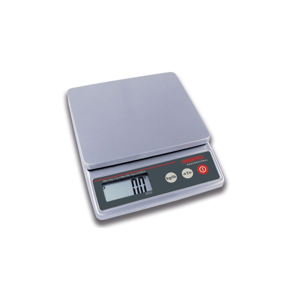 Imagen del producto: Báscula compacta SOEHNLE para pesadas que no requieran calibrado, capacidad 5 kg
