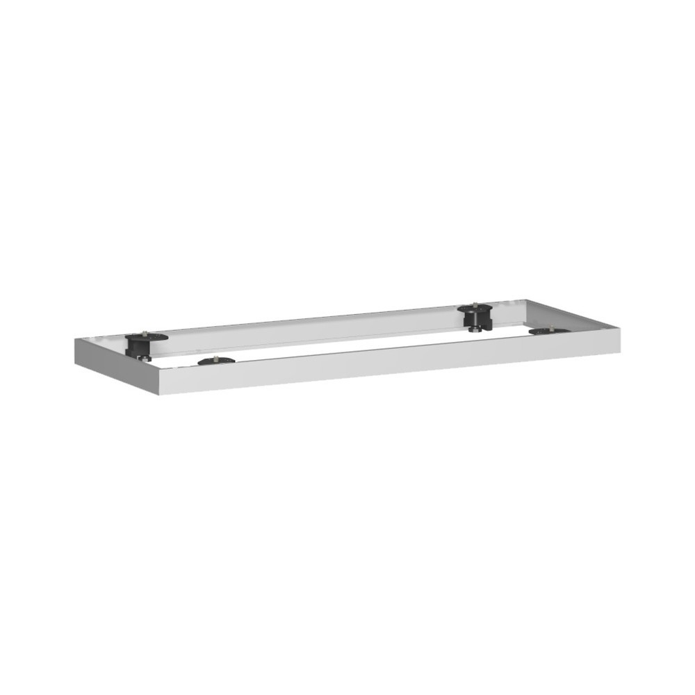 Imagen del producto: Base metálica profesional para armario de persiana enrollable, 50 x 1.000 mm de ancho x 1000 mm, plata