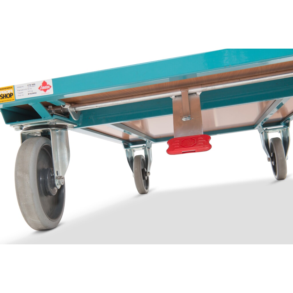 Número de imagen del producto 2: carros con estantes Ameise®, capacidad de carga 250 kg, abierto por todos los lados, 3 niveles de 1.000 x 600 mm