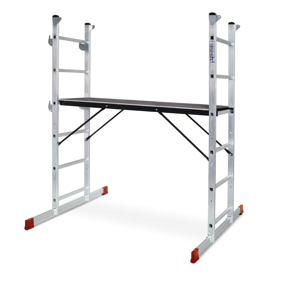 Imagen del producto: bastidor|chasis de escalera HEMMDAL de aluminio 3 en 1, capacidad de carga 135 kg