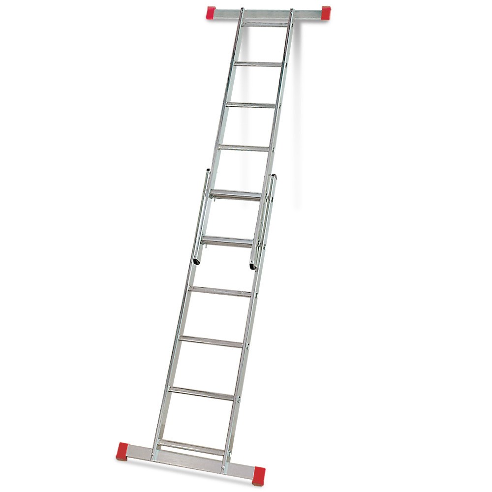 Número de imagen del producto 2: bastidor|chasis de escalera HEMMDAL de aluminio 3 en 1, capacidad de carga 135 kg