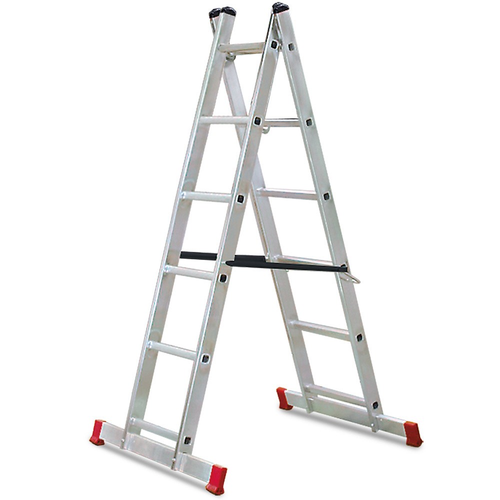 Número de imagen del producto 3: bastidor|chasis de escalera HEMMDAL de aluminio 3 en 1, capacidad de carga 135 kg