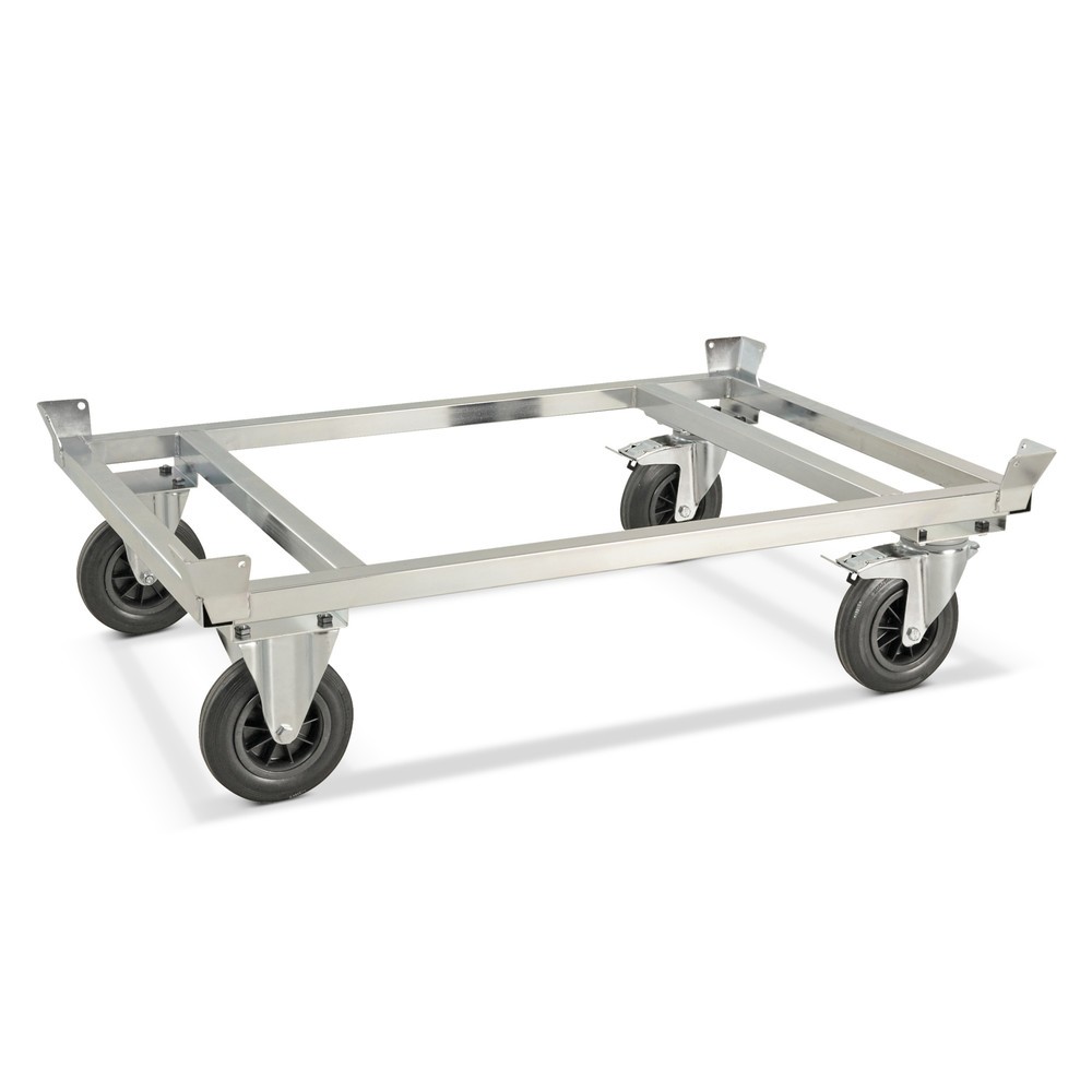 Imagen del producto: Bastidor con esquinas de encajado, galvanizado, altura de carga de 305 mm