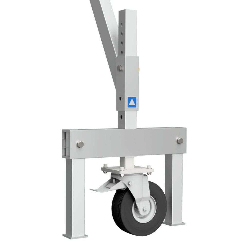 Imagen del producto: Bastidor con ruedas para grúa pórtico de aluminio SCHILLING, aplicación en interiores y exteriores