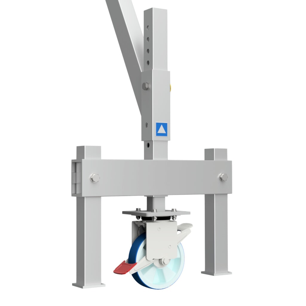 Imagen del producto: Bastidor con ruedas para grúa pórtico de aluminio SCHILLING, aplicación en interiores