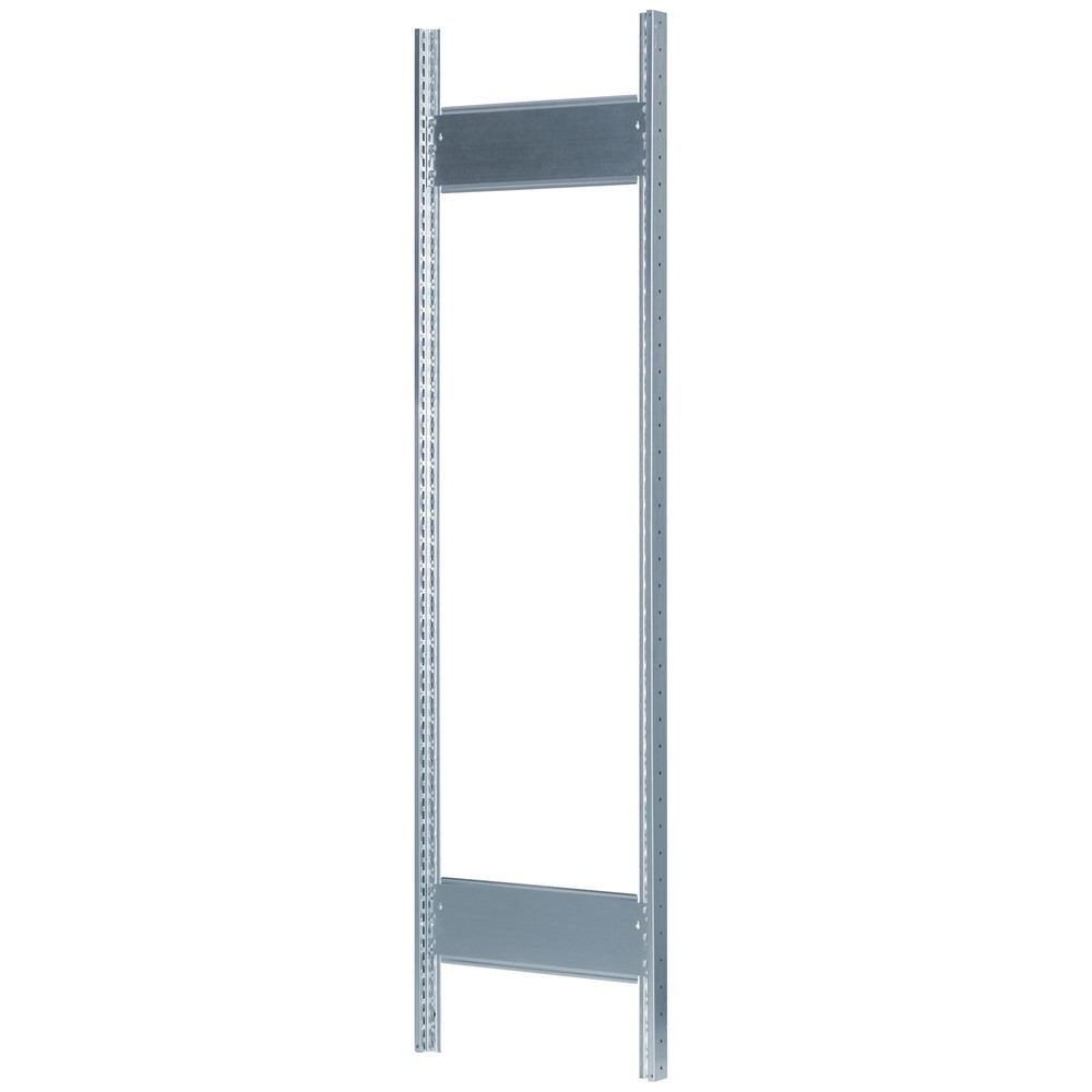 Imagen del producto: Bastidor con perfil en T MULTIplus para estantería de cargas pequeñas SCHULTE, galvanizado, premontado, 2 limitadores de fondo, H x L 2.000 x 400 mm