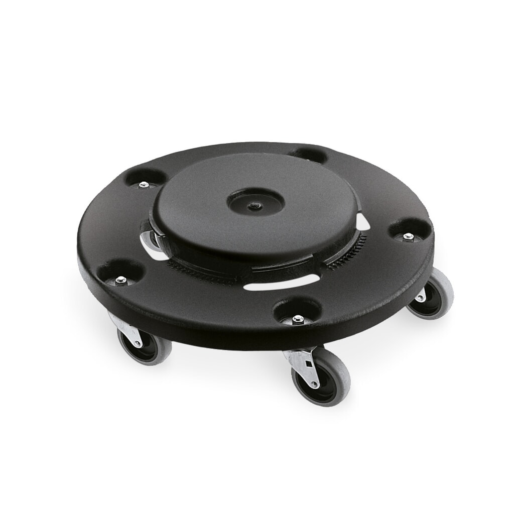 Imagen del producto: Bastidor para contenedor universal Rubbermaid®, cierre de bayoneta, redondo, 76-208 litros