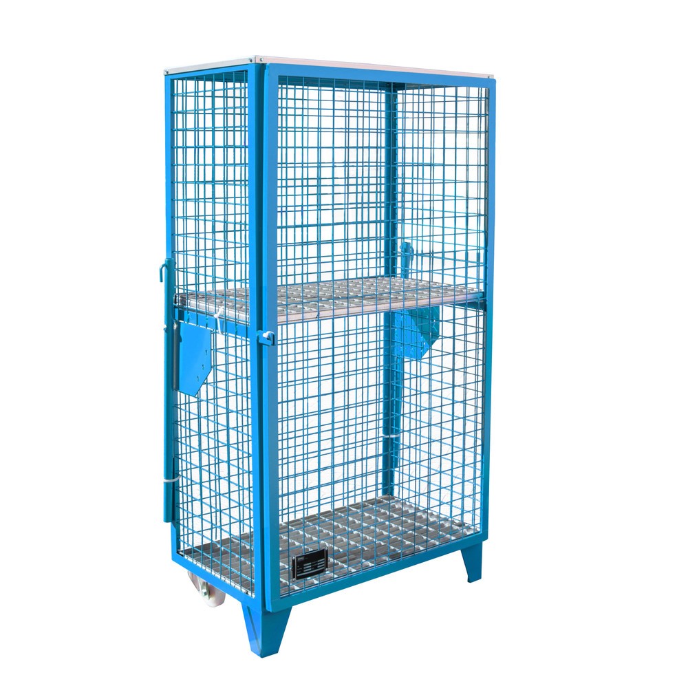 Número de imagen del producto 1: Bauer® Gabinete de rejilla de cilindro de gas, 1 puerta, pies/ruedas base, 1,580 x 860 x 500 mm