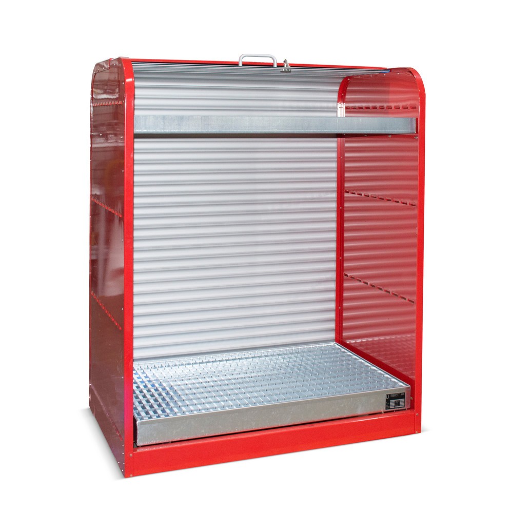 Número de imagen del producto 1: Bauer® Material peligroso armario de persiana enrollable RSG3, inclusivo Catch lavabo para 6x 60 litros y bandeja de contenedor pequeño