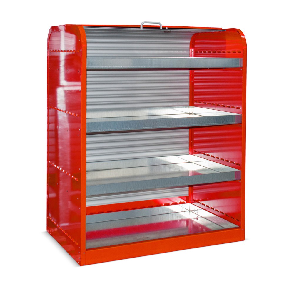Número de imagen del producto 1: Bauer® Armario de persiana para sustancias peligrosas RSG4, con 4 cubas para recipientes pequeños