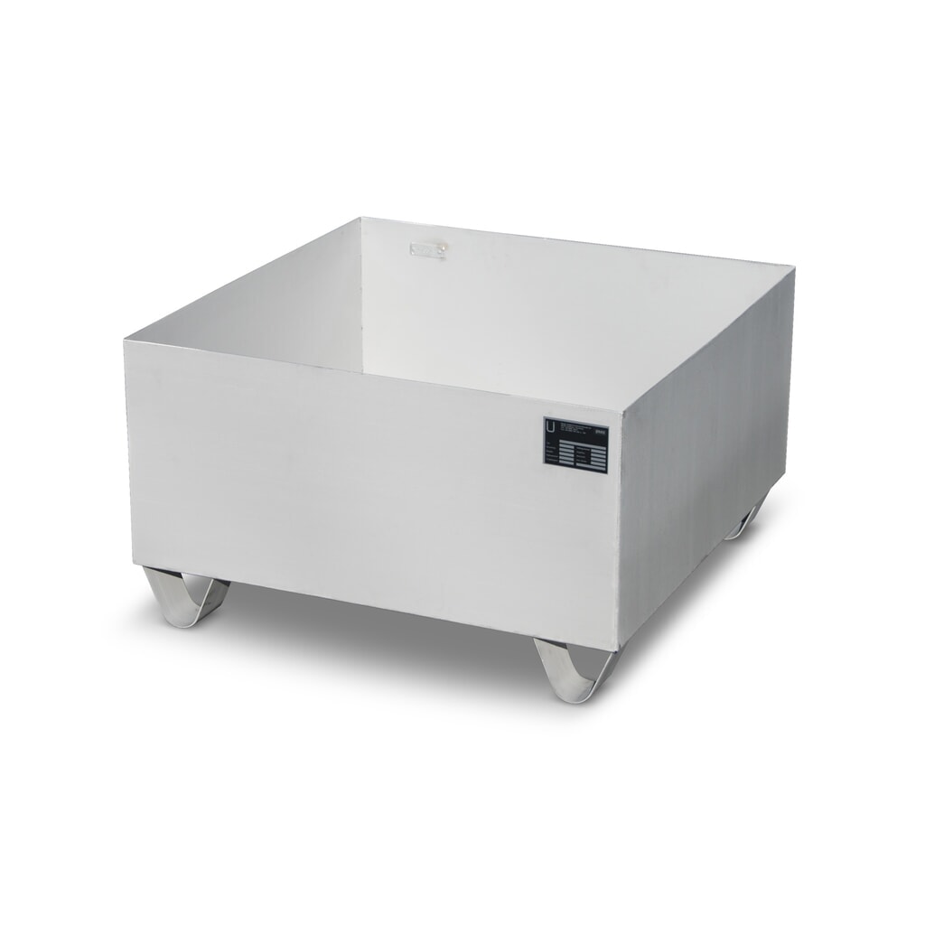 Bauer® cubeta de retención de acero inoxidable para barriles e IBC, Al x An x F 465 x 800 x 800 mm, 1 x 200 l Imagen del producto: Bauer® cubeta de retención de acero inoxidable para barriles e IBC, Al x An x F 465 x 800 x 800 mm, 1 x 200 l