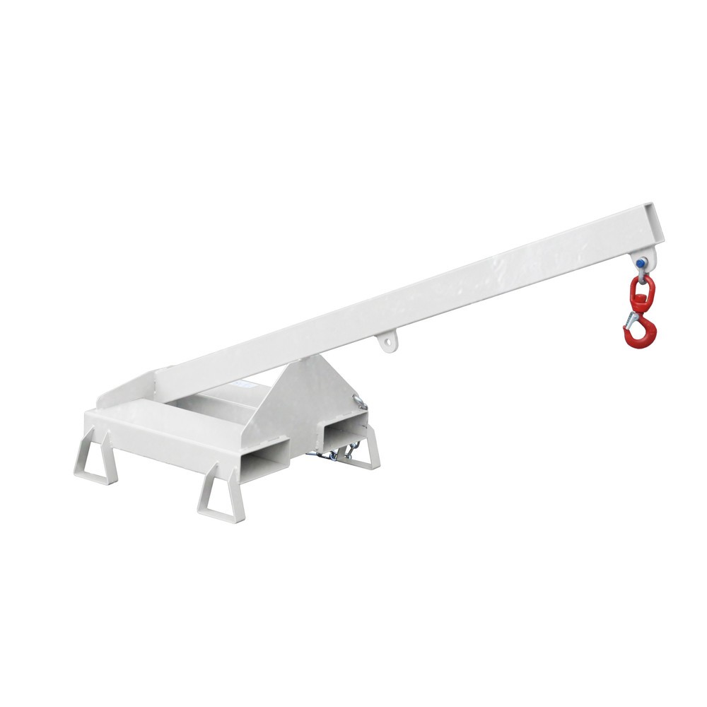 Número de imagen del producto 1: Bauer® Brazo de carga modelo 2, versión rígida, 2 posiciones de gancho, longitud base 1.600 mm, c.c. 1.000 kg, galvanizado