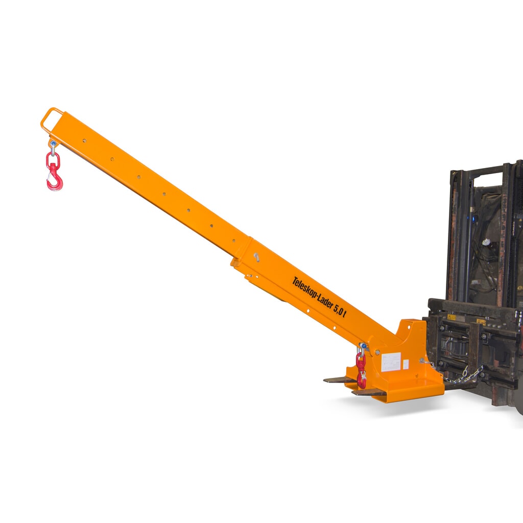 Brazo de grúa Bauer® modelo 1, alcance hasta 3.690 mm, capacidad de carga hasta 2.500 kg, amarillo anaranjado Imagen del producto: Brazo de grúa Bauer® modelo 1, alcance hasta 3.690 mm, capacidad de carga hasta 2.500 kg, amarillo anaranjado