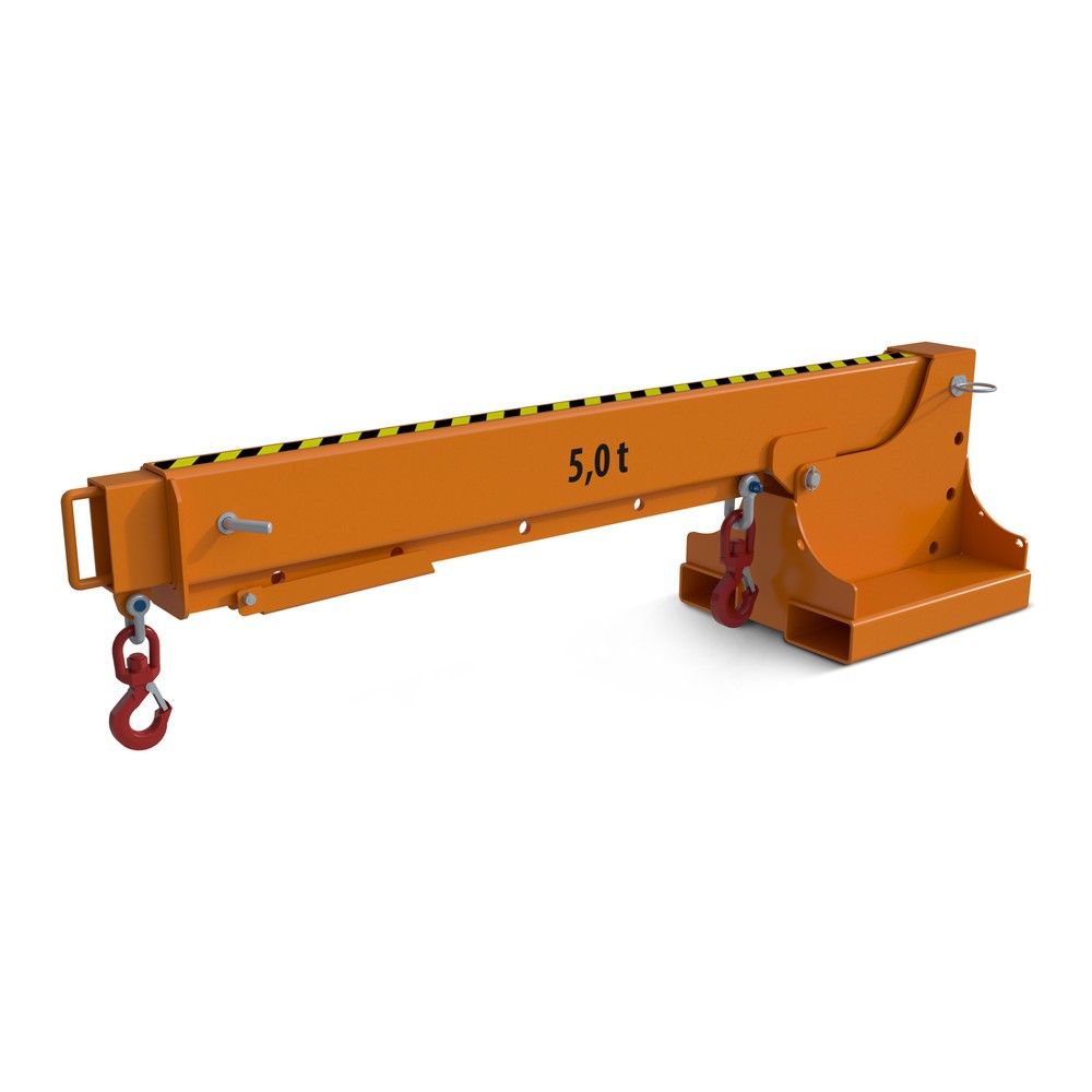 Número de imagen del producto 5: Bauer® Cargador telescópico modelo 1, alcance hasta 3.690 mm, c.c. hasta 2.500 kg, amarillo anaranjado