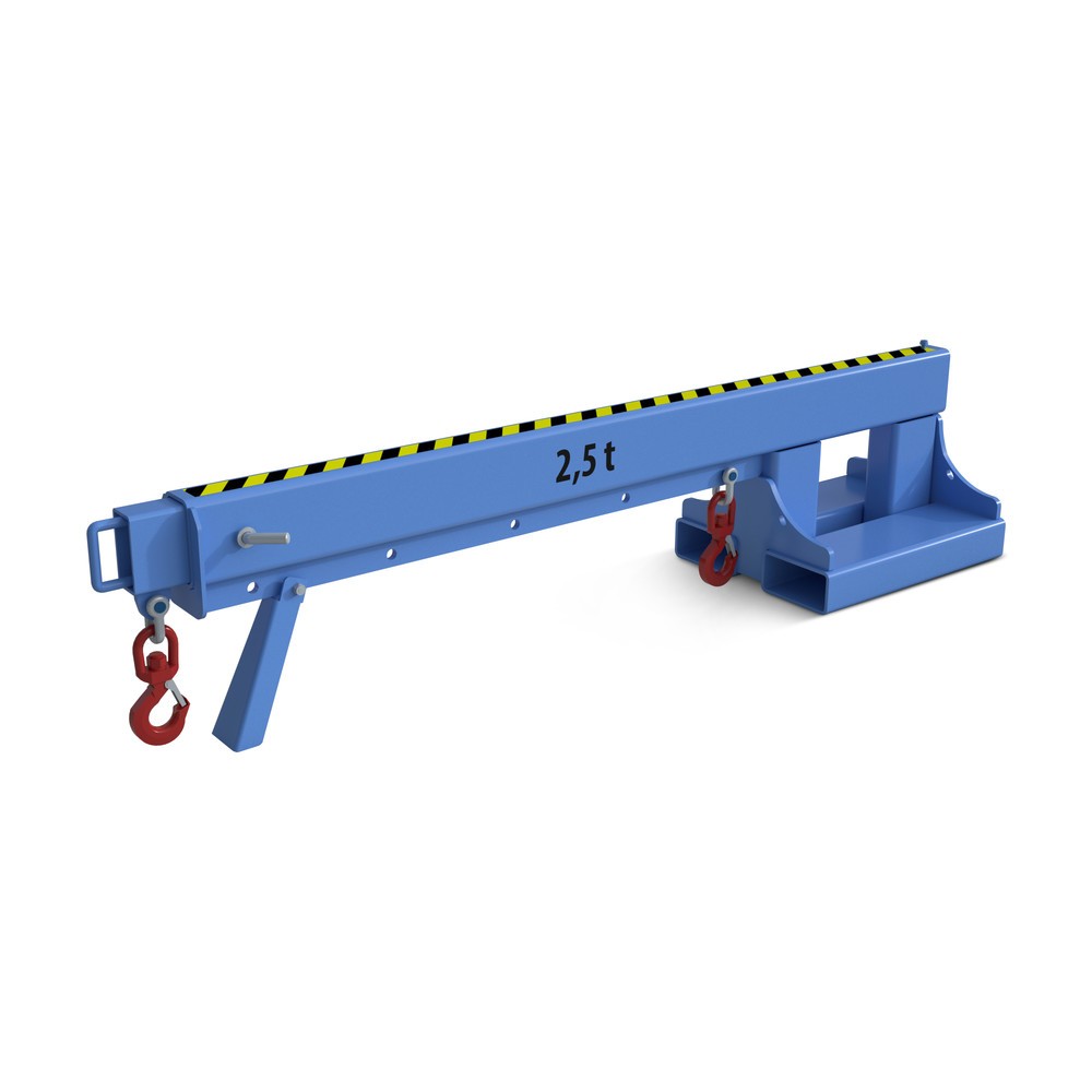 Número de imagen del producto 4: Bauer® Cargador telescópico modelo 2, alcance hasta 3.655 mm, c.c. hasta 2.500 kg, amarillo anaranjado