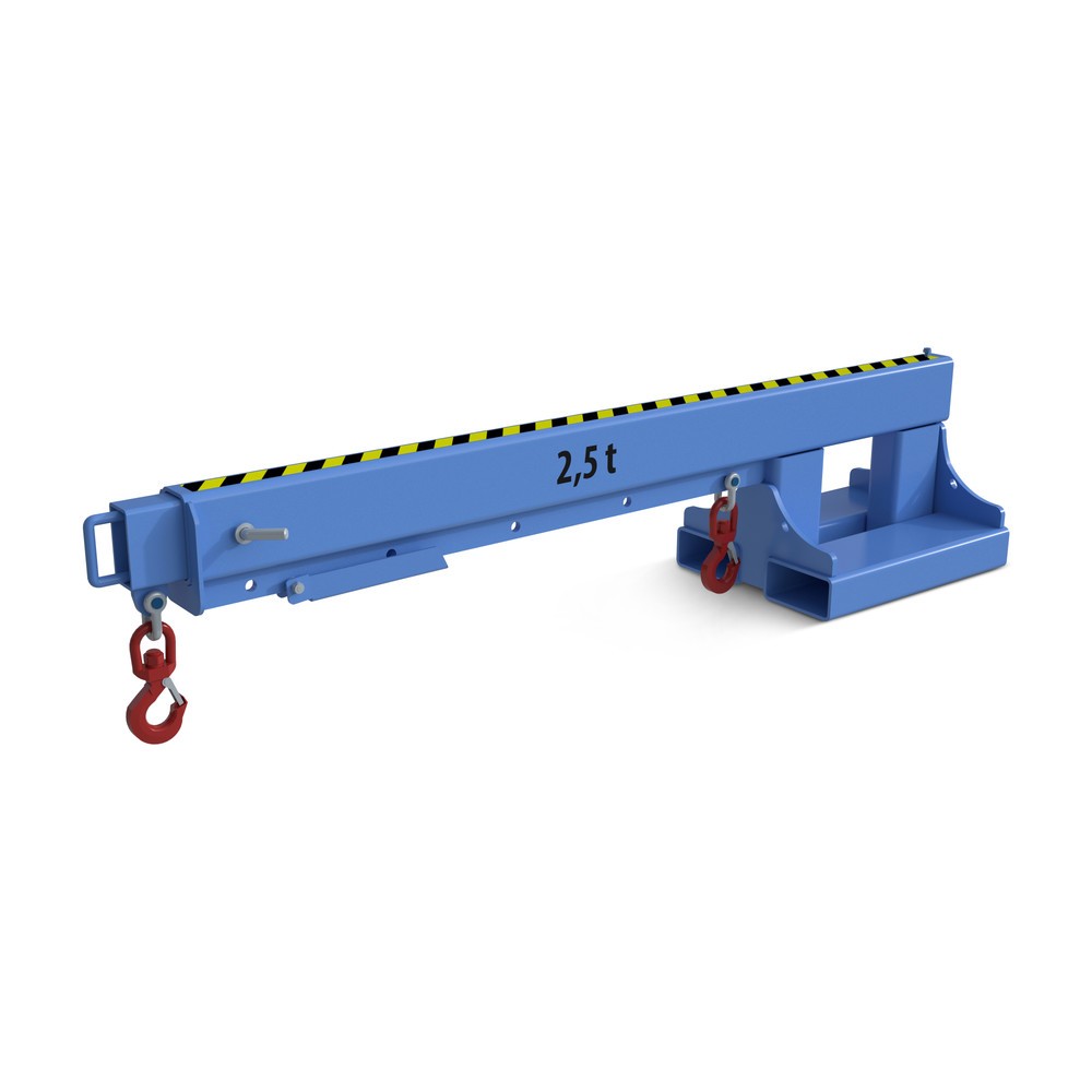 Número de imagen del producto 5: Bauer® Cargador telescópico modelo 2, alcance hasta 3.655 mm, c.c. hasta 2.500 kg, amarillo anaranjado