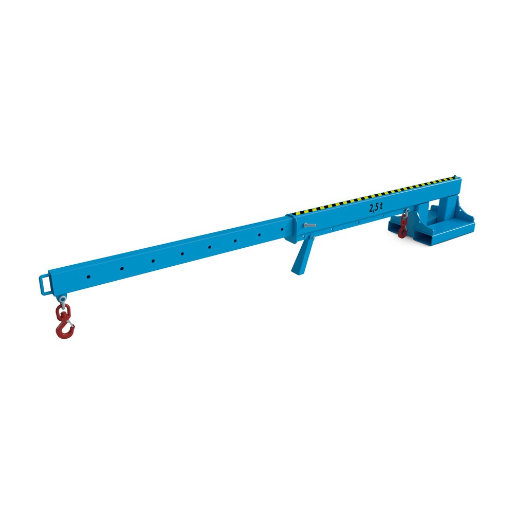 Número de imagen del producto 6: Bauer® Cargador telescópico modelo 2, alcance hasta 3.655 mm, c.c. hasta 2.500 kg, amarillo anaranjado