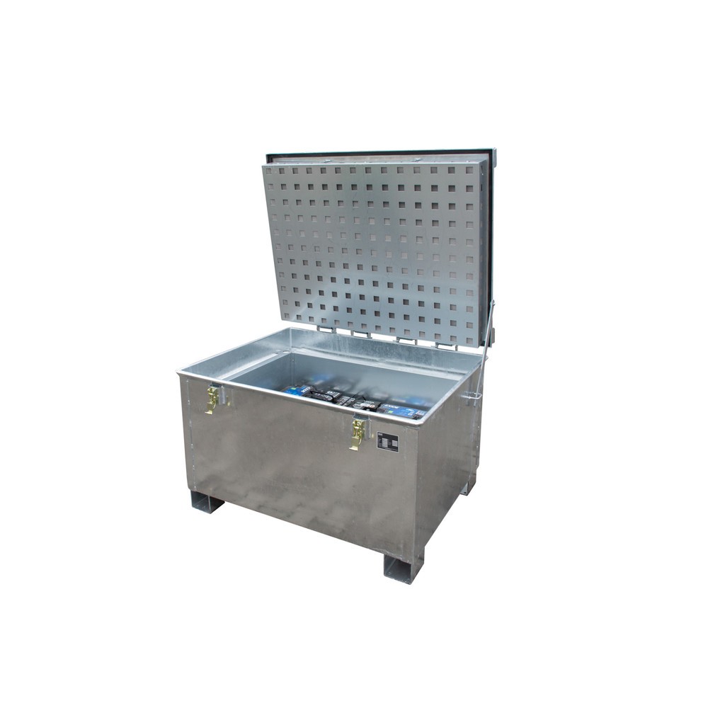 Número de imagen del producto 3: Bauer® Depósito de almacenamiento de iones de litio, alto x ancho x H x An x F 750 x 1.000 x 1.200 mm, 280 litros