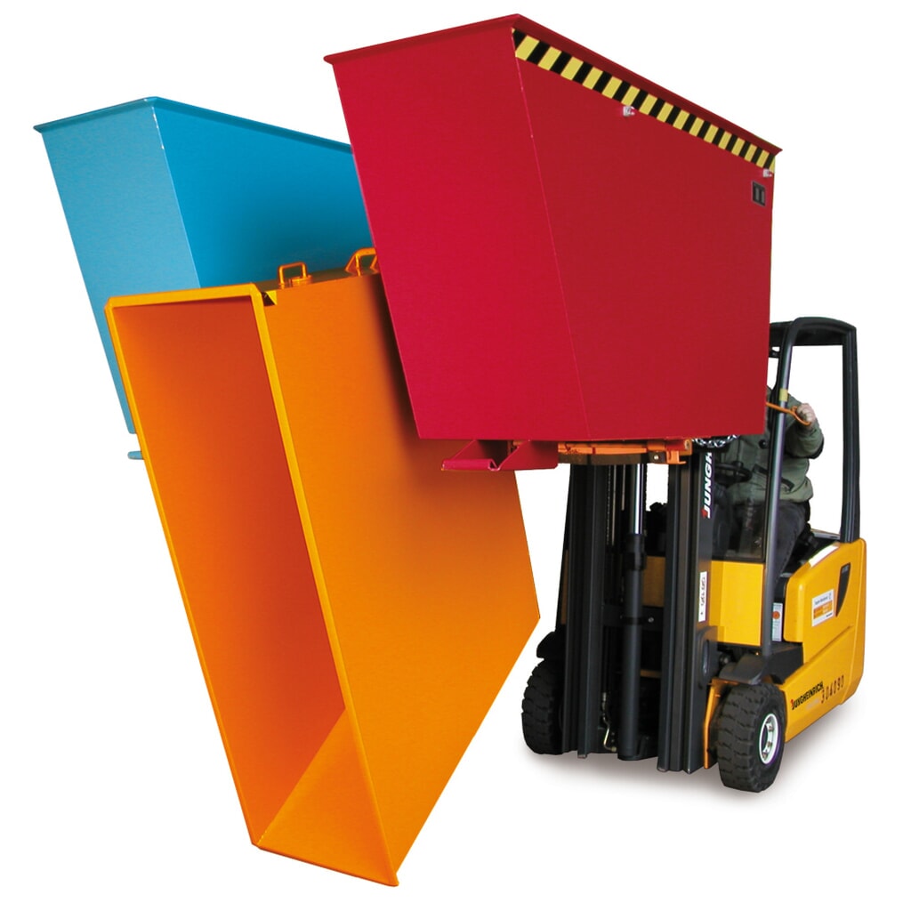 Bauer® recipiente de vuelco Trio, contenedor 3, capacidad de carga 1.500 kg, volumen 3 x 0,6 m³ Imagen del producto: Bauer® recipiente de vuelco Trio, contenedor 3, capacidad de carga 1.500 kg, volumen 3 x 0,6 m³
