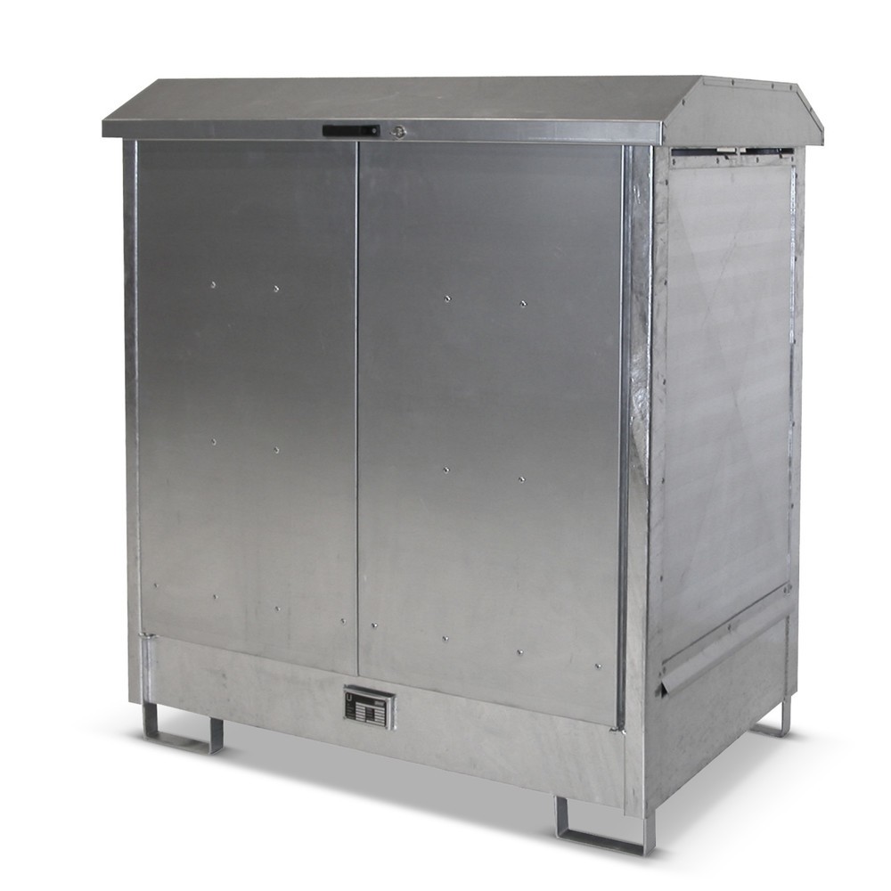 Imagen del producto: Bauer® Depósito de sustancias peligrosas GD- N, con cuba de contención para 2x 200 l, H x A x F 1.610 x 1.440 x 1.015 mm