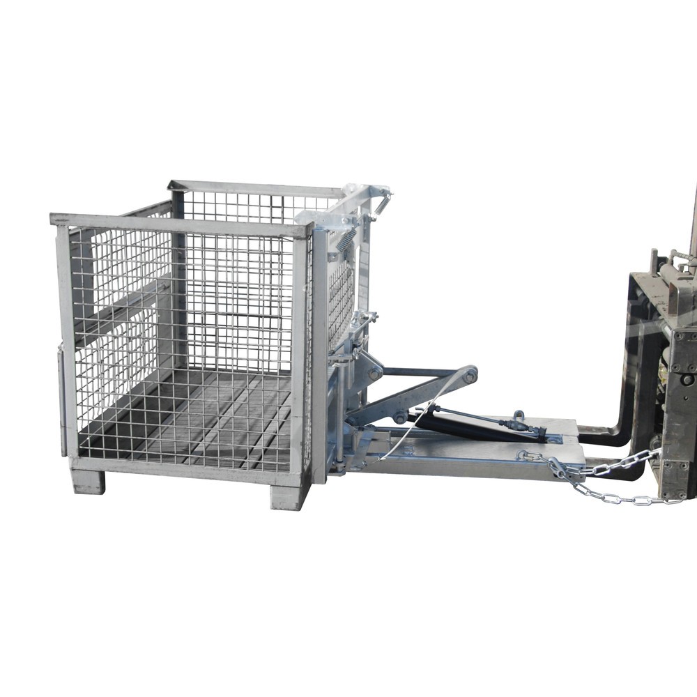 Imagen del producto: Bauer® Kippomat modelo KG-B, sistema de volcado manual, freno de volcado ajustable, galvanizado en caliente, CC 500 kg