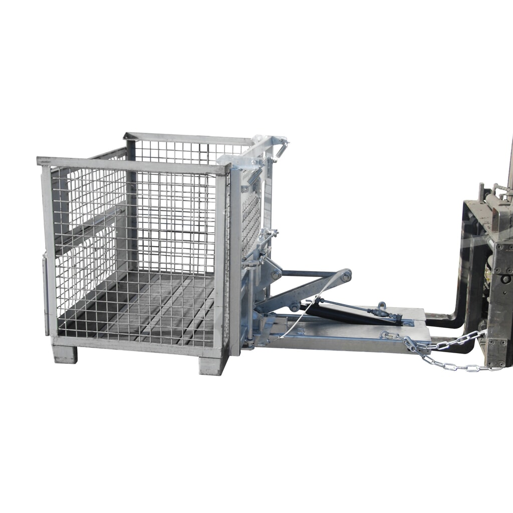 Imagen del producto: Bauer® Kippomat modelo KG-B, sistema de volcado manual, freno de volcado ajustable, galvanizado en caliente, CC 500 kg