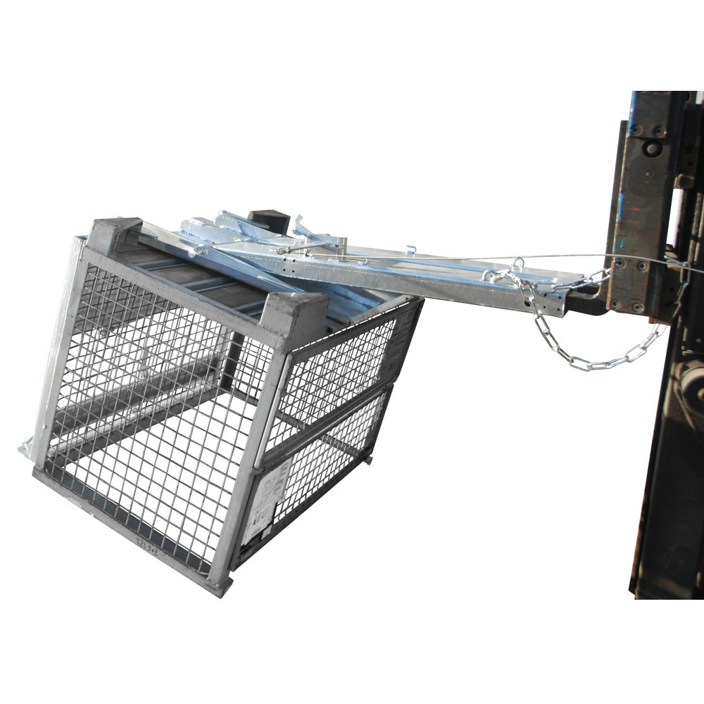 Imagen del producto: Bauer® Kippomat modelo KG-C, sistema de volcado manual, galvanizado en caliente, CC 500 kg