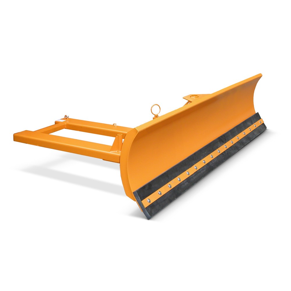 Número de imagen del producto 1: Bauer® Pala quitanieves para carretilla elevadora con rascador de goma, suspensión basculante, anchura de pala 2.400 mm