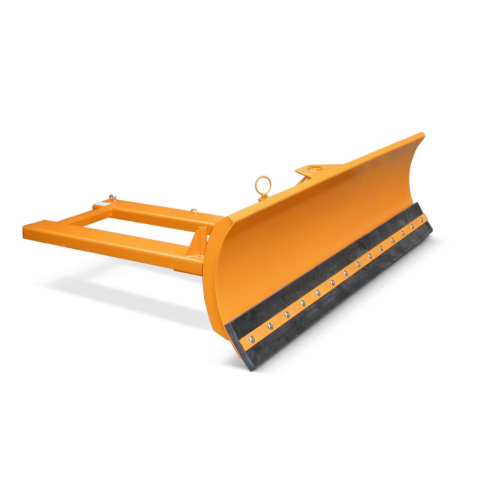 Número de imagen del producto 1: Bauer® Pala quitanieves para carretilla elevadora con rascador de goma, suspensión basculante, anchura de pala 2.100 mm