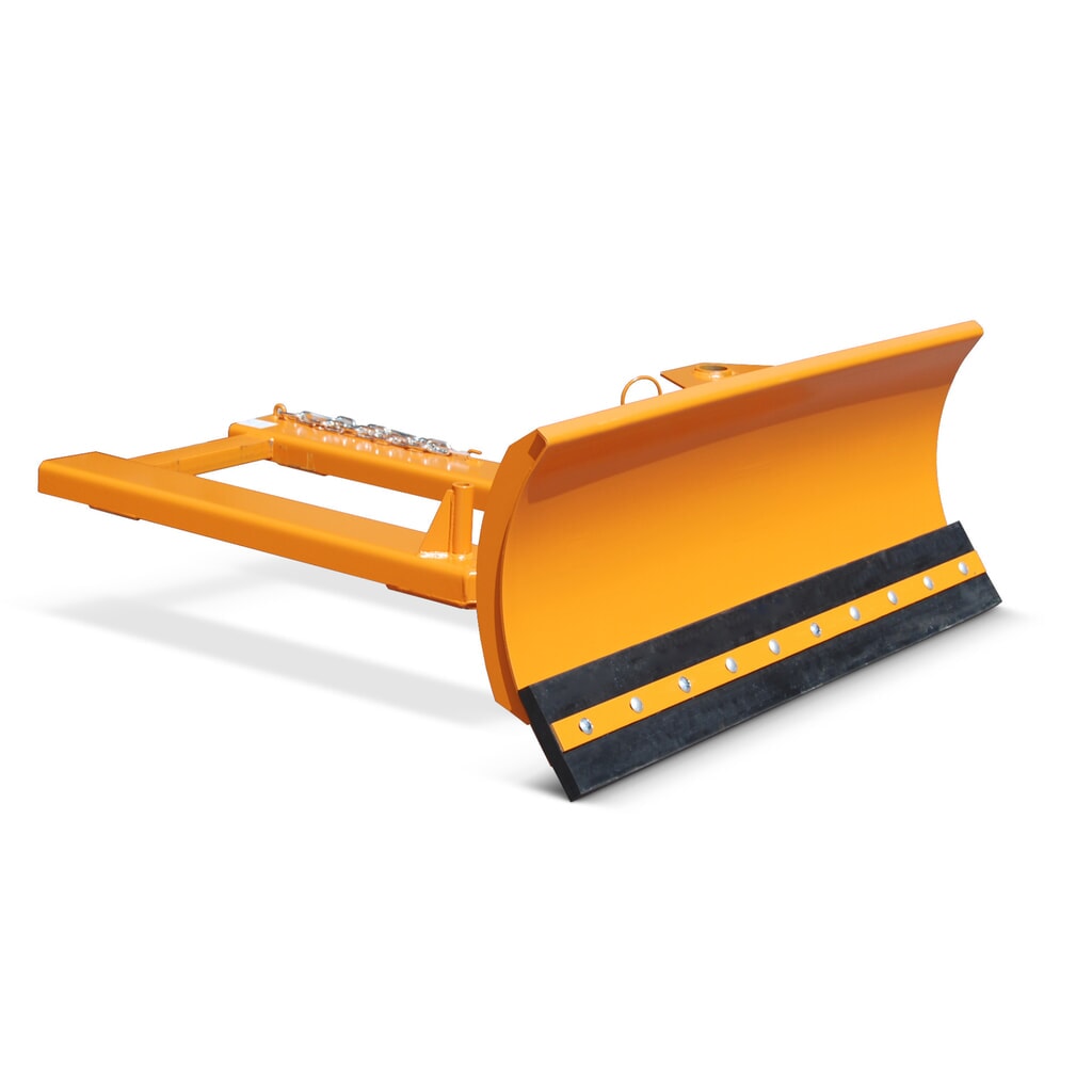 Bauer® Pala quitanieves para carretilla elevadora con rascador de goma, suspensión basculante, anchura de pala 1500 mm Imagen del producto: Bauer® Pala quitanieves para carretilla elevadora con rascador de goma, suspensión basculante, anchura de pala 1500 mm