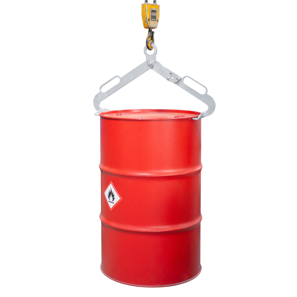 Bauer® Pinza de tambor LGZ para barriles de chapa de acero de 200 litros y tapa de acero galvanizado Número de imagen del producto 2: Bauer® Pinza de tambor LGZ para barriles de chapa de acero de 200 litros y tapa de acero galvanizado