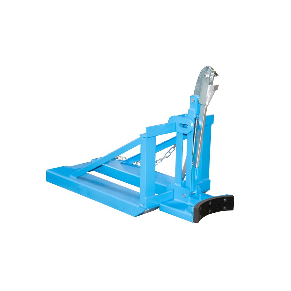Imagen del producto: Bauer® Pinza para bidones, bidones redondos de acero y de plástico con perfil en L, c.c. 800 kg, RAL 5012 azul celeste