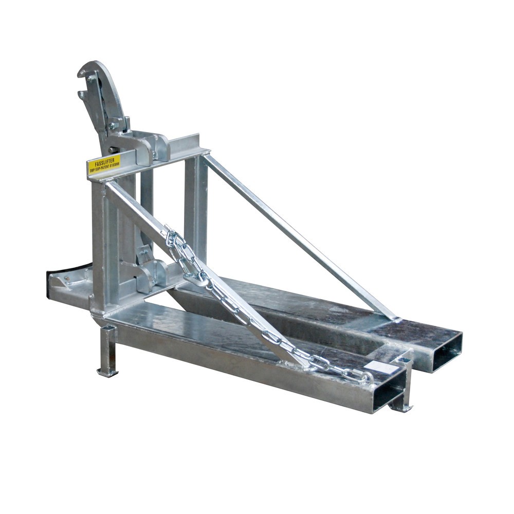 Número de imagen del producto 4: Bauer® Pinza para bidones, bidones redondos de acero y de plástico con perfil en L, c.c. 800 kg, galvanizada por inmersión en caliente
