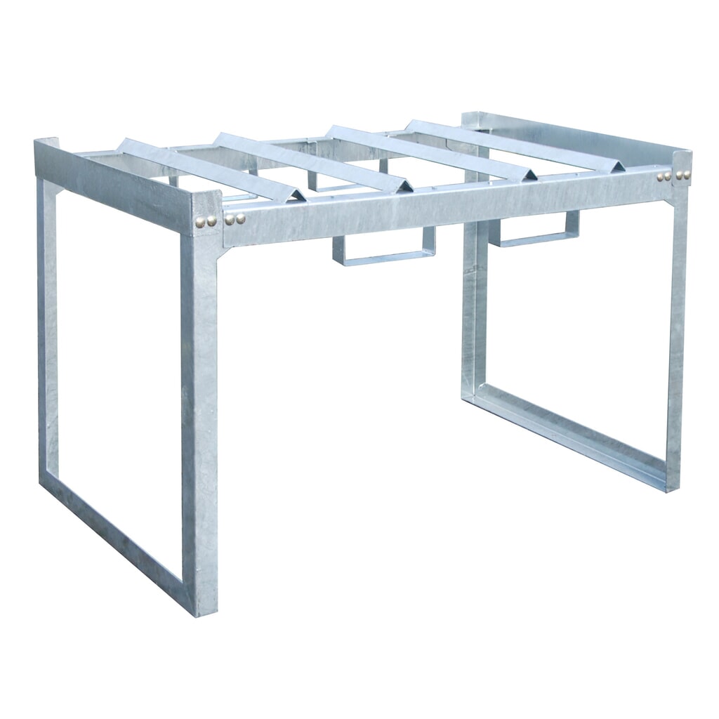 Bauer® Sistema de estantería de barriles modular, H x A x F 780 x 1.310 x 800 mm, para 2 barriles de 200 l Imagen del producto: Bauer® Sistema de estantería de barriles modular, H x A x F 780 x 1.310 x 800 mm, para 2 barriles de 200 l