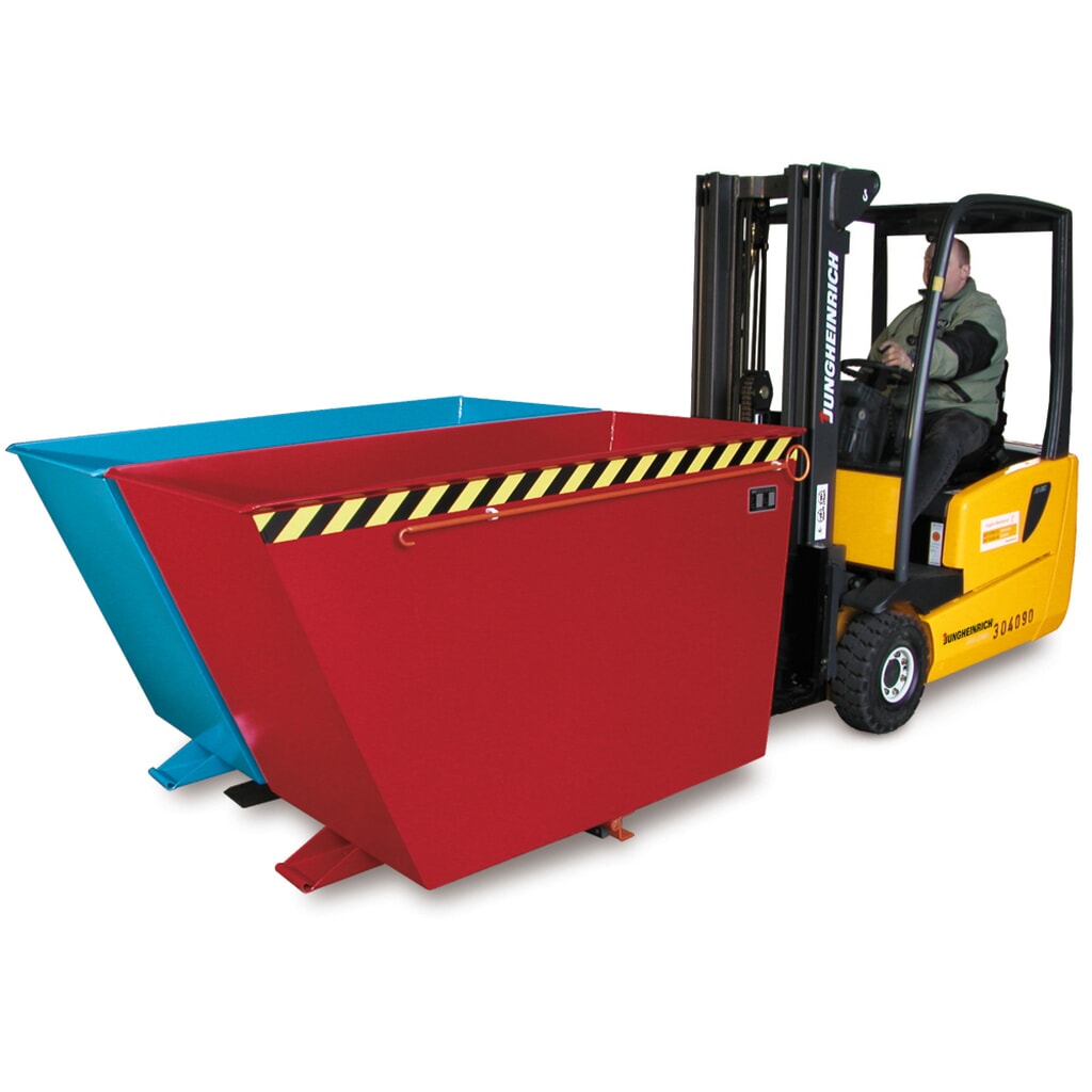 Imagen del producto: Bauer® Tanque basculante Duo, 2 contenedores, capacidad de carga 1.500 kg, volumen 2 x 0,9 m³